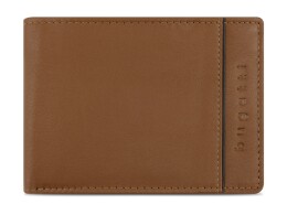 bugatti Портмоне BUGATTI Banda, с защитой RFID, коньячного цвета цвет, кожа/полиэстер, 12,5х2х9 см