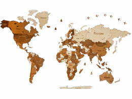 Разное Интерьерная карта мира "World"