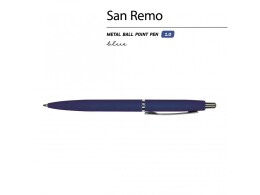 Bruno Visconti Ручка металлическая шариковая «San Remo», 1,0мм, синие чернила, ярко-синий