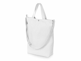 Разное Сумка Helfer из хлопка на кнопке с регулирующейся лямкой, белый