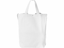 Разное Сумка Helfer из хлопка на кнопке с регулирующейся лямкой, белый