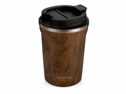 ASOBU Термокружка CAFe COMPACT, 380 мл, wood