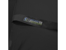 Fare Зонт-трость 1084 Colorline с цветными спицами и куполом из переработанного пластика, черный/желтый