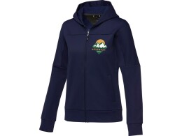 Elevate Женская спортивная трикотажная куртка Nubia на молнии, темно-синий