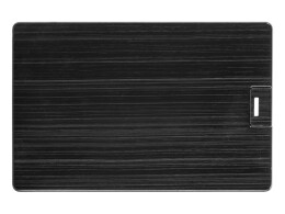 Разное Флеш-карта USB 2.0 16 Gb в виде металлической карты "Card Metal", черный