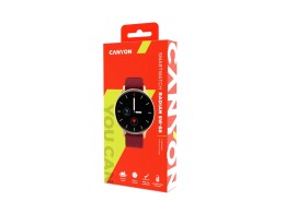 CANYON Смарт-часы Canyon SW-68 “ Badian”, IP68, темно-красный