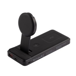 mid-oceangift Беспроводная зарядная (20W/15W) станция-пауэрбэнк "Slider" 10000 mAh для смартфонов, наушников, часов, с подвижным зарядным блоком