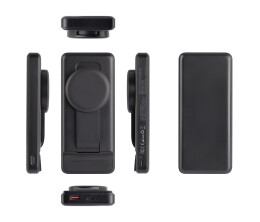 mid-oceangift Беспроводная зарядная (20W/15W) станция-пауэрбэнк "Slider" 10000 mAh для смартфонов, наушников, часов, с подвижным зарядным блоком