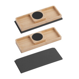 POWERFOLIO Коврик-трансформер с органайзером на магнитах с беспроводным (15W) ЗУ с подсветкой логотипа