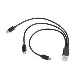 mid-oceangift Зарядное устройство "Blackstone" 20000 mAh с кабелем 3 в 1