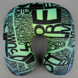 сделано в России Подушка дорожная Kopf с печатью на заказ