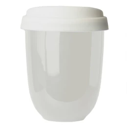 Coffice Стакан CAPSULA с крышкой, белый