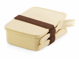 Разное Ланч-бокс Meal из бамбукового волокна, бежевый