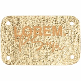 сделано в России Лейбл Corolla Metal, S, золотой