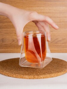 Molti Стакан с двойными стенками Quadroni