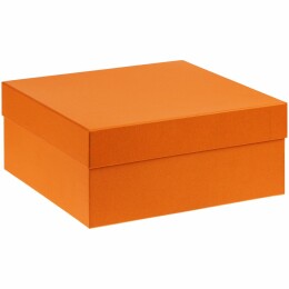 сделано в России Коробка Satin, большая, оранжевая