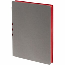 Контекст Ежедневник Flexpen, недатированный, серебристо-красный