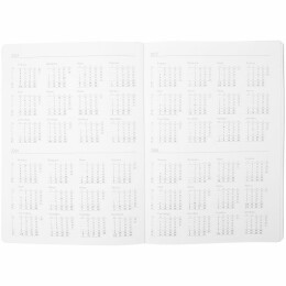 Контекст Ежедневник Flexpen, недатированный, серебристо-красный