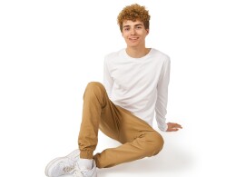 US Basic Лонгслив «Porto» мужской, белый