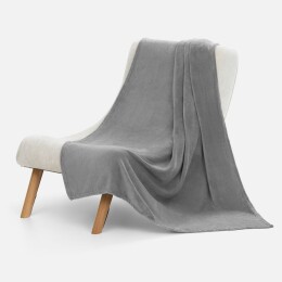 Разное Плед Plush, серый