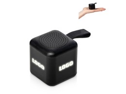 Evolt Портативная колонка TWS с подсветкой лого «Tiny», 3 Вт, черный