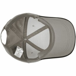 Molti Бейсболка Canopy, серая с черным кантом