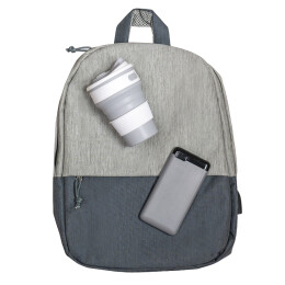 Happy gifts Набор подарочный GRAYGO: аккумулятор, стакан складной, рюкзак, серый