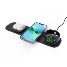 mid-oceangift Складная беспроводная (15W) зарядная станция "Magic Case" с MagSafe для смартфона, часов и наушников