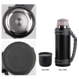 SOFTOUCH Термос "Сахалин" 1200 мл, покрытие пудра