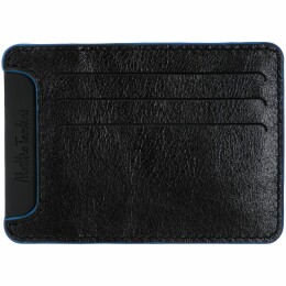 Matteo Tantini Чехол для карточек Arrival, черный с синим