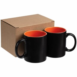 сделано в России Коробка Couple Cup под 2 кружки, большая, крафт