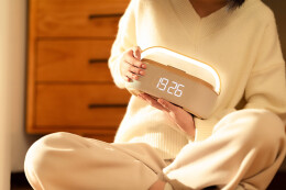 mid-oceangift Bluetooth стерео-колонка "Smart Band" 10Вт (2х5Вт) с беспроводным (15W) ЗУ, лампой, часами, FM радио