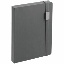 Контекст Ежедневник New Factor Metal, серый