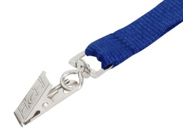Разное Ланъярд из RPET с клипом, синий