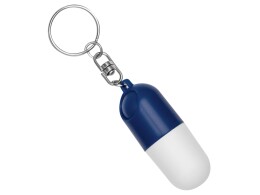 Разное Таблетница в форме брелка "Capsule", белый/синий