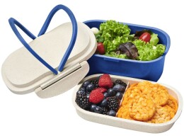 Разное Ланч-бокс Shen из пшеничного соломенного волокна, синий