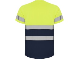 Roly Футболка "Delta" мужская, нэйви/неоновый желтый