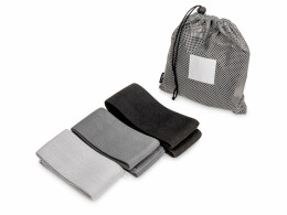 Vibe Набор тканевых фитнес резинок, 8см