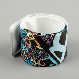 сделано в России Браслет Slap с печатью на заказ