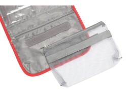 Разное Несессер для путешествий со съемной косметичкой "Flat", красный