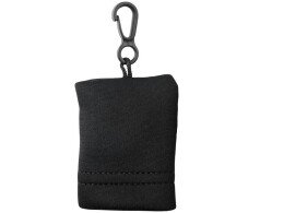 Разное Очищающая салфетка «Neat» из микрофибры в чехле, черный