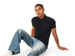 US Basic Рубашка поло "First 2.0" мужская, черный