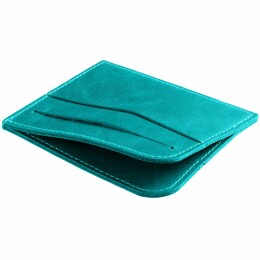 сделано в России Чехол для карточек Apache, бирюзовый