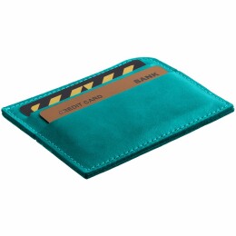 сделано в России Чехол для карточек Apache, бирюзовый