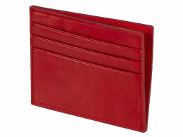 Разное Картхолдер для 6 пластиковых карт с RFID-защитой "Fabrizio", красный