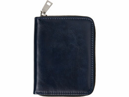 Разное Картхолдер на молнии для 8 пластиковых карт с RFID защитой "Fabrizio", синий