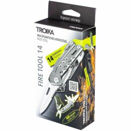 Troika Мультитул Fire Tool 14, серый