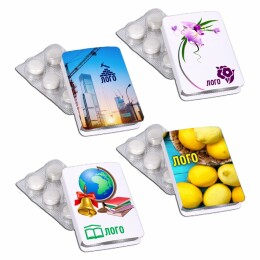 сделано в России Жевательная резинка в блистере Hubba на заказ