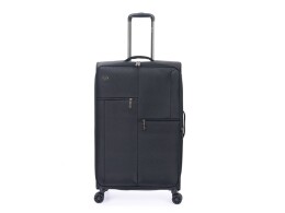 Torber Чемодан TORBER СЕЙД, чёрный, нейлон 600D, 48 х 26.5 х 78 см, 85 л