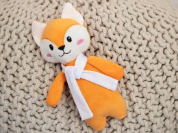 Разное Мягкая игрушка Beastie Toys, лисенок с белым шарфом